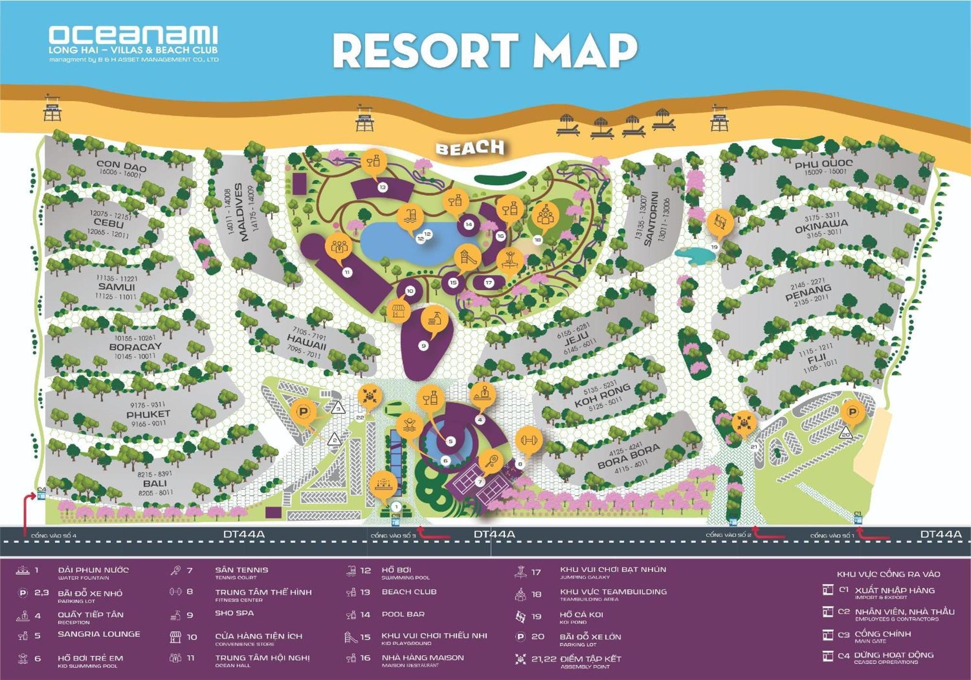 Oceanami Resort & Beach Club Long Hai Exterior foto